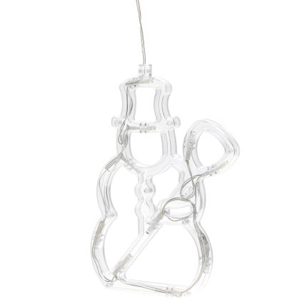 Aigostar - LED Vianočná dekorácia 10xLED/3xAAA snehuliak 20,5 cm