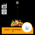 Aigostar - LED vianočná dekorácia 20xLED/3xAAA Veselé Vianoce 23 cm