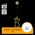 Aigostar - LED Vianočná dekorácia LED/3xAAA anjelik 21cm