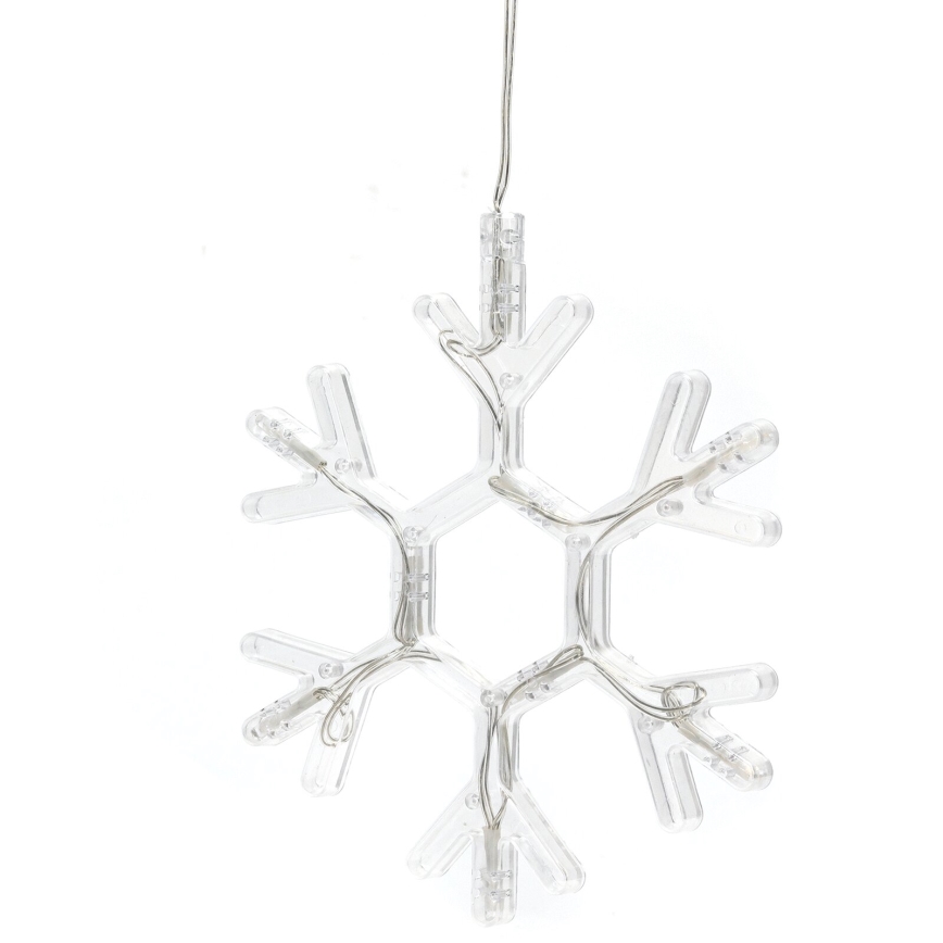 Aigostar - LED Vianočná dekorácia LED/3xAAA teplá biela vločka 19cm