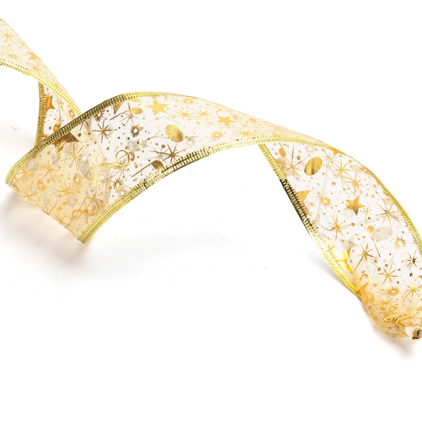 Aigostar - LED vianočný reťaz 50xLED/3xAA 5m teplá biela zlatá