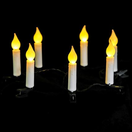 Aigostar - LED vianočný reťazec 25xLED/3xAA 5 m teplá biela