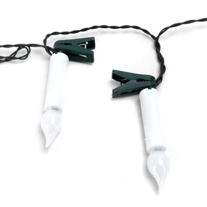 Aigostar - LED vianočný reťazec 25xLED/3xAA 5 m teplá biela