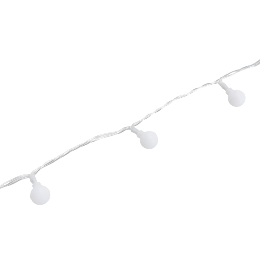 Aigostar - LED zunanji okrasni niz 50xLED/8 funkcij 5 m IP44 topla bela