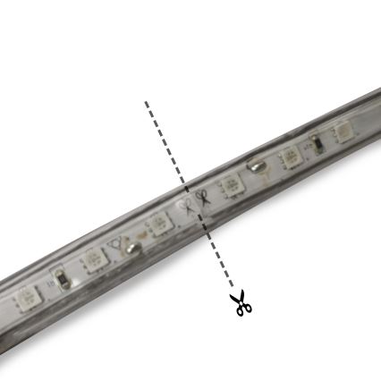 Aigostar - LED Vonkajší pásik 50m LED/300W/230V modrá IP65