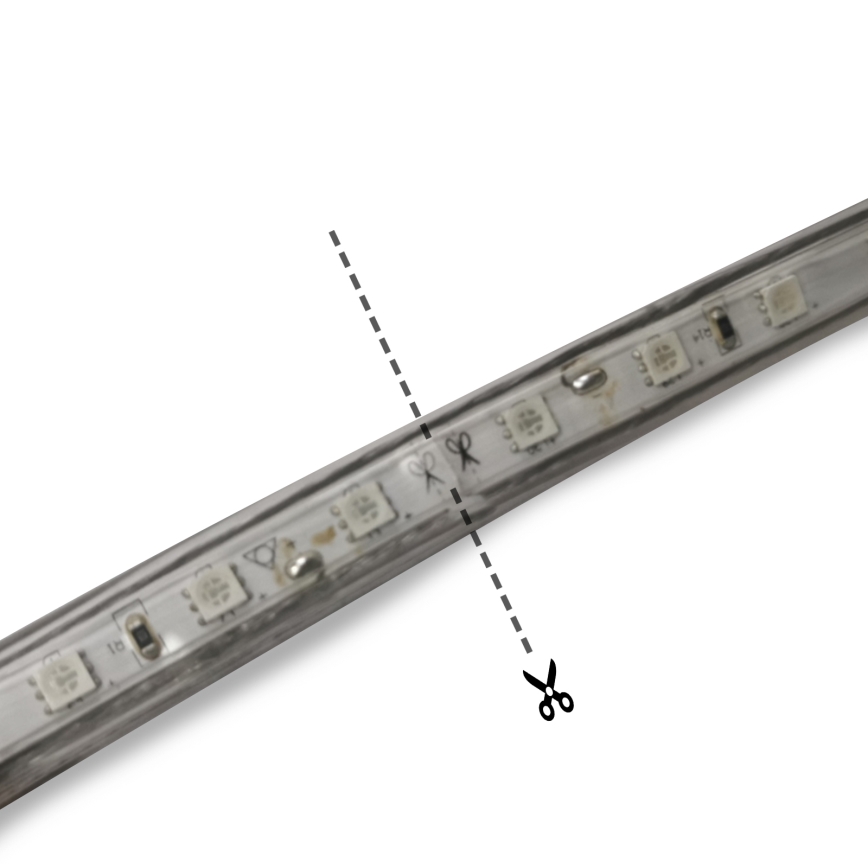 Aigostar - LED Vonkajší pásik 50m LED/300W/230V modrá IP65