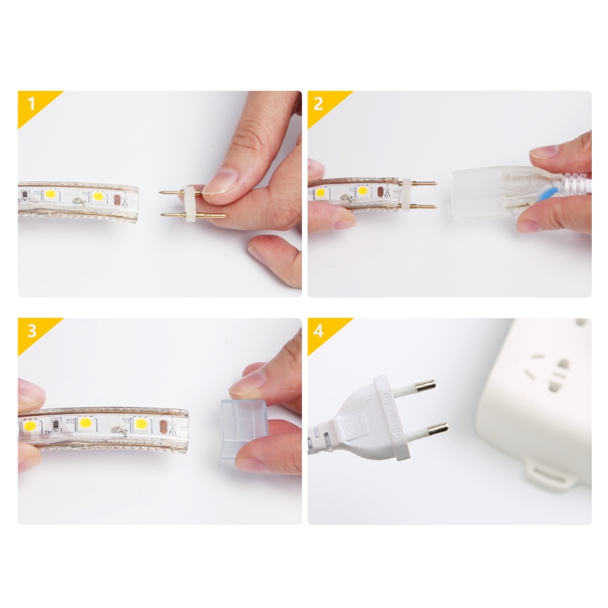 Aigostar - LED Vonkajší pásik 50m LED/350W/230V 3000K IP65