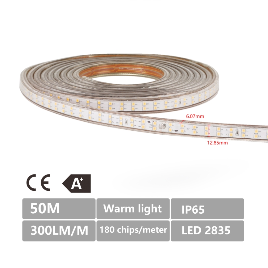 Aigostar - LED Vonkajší pásik 50m LED/400W/230V 6500K IP65