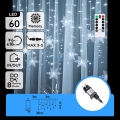 Aigostar - LED Vonkajší  reťaz 120xLED/8 funkcií 3x0,7m IP44 studená biela + diaľkové ovládanie