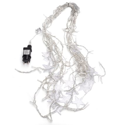 Aigostar - LED vonkajší svetelný reťazec 168xLED/8 funkcií 3x1,5m IP44 teplá biela hviezdy