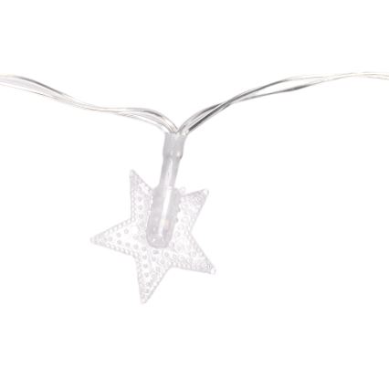 Aigostar - LED vonkajšia  reťaz 100xLED/8 funkcií 3xAA 10 m IP44 studená biela