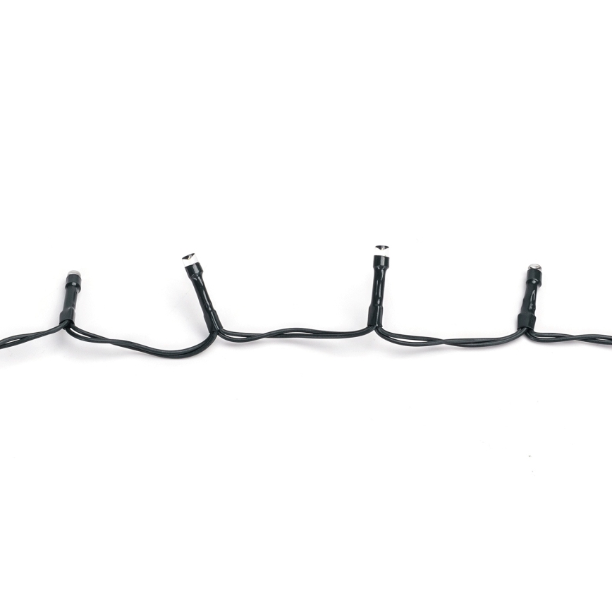 Aigostar - LED vonkajší svetelný reťazec 100xLED/8 funkcií 3xAA 5,3 m IP44 studená biela