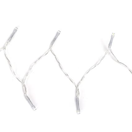 Aigostar - LED vonkajší svetelný reťazec 150xLED/8 funkcií 15,3m IP44 studená biela