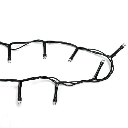 Aigostar - LED vonkajšia reťaz 400xLED/8 režimov, napájanie 4xAA, 20,3 m, IP44, viacfarebné