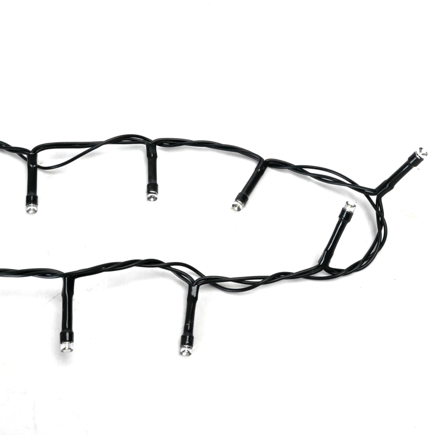 Aigostar - LED vonkajšia reťaz 400xLED/8 režimov, napájanie 4xAA, 20,3 m, IP44, viacfarebné