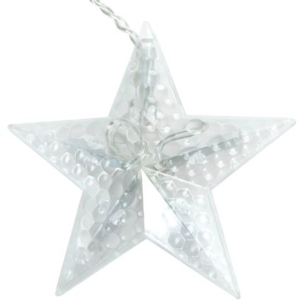 Aigostar - LED vonkajší vianočný reťaz 120xLED/6W/230V/8 funkcií 3x0,6m IP44 studená biela + diaľkové ovládanie