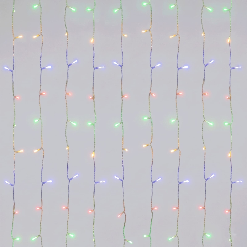Aigostar - LED vonkajšia vianočná reťaz 120xLED/8 funkcií 3xAA 3,9x1,2m IP44 viacfarebná