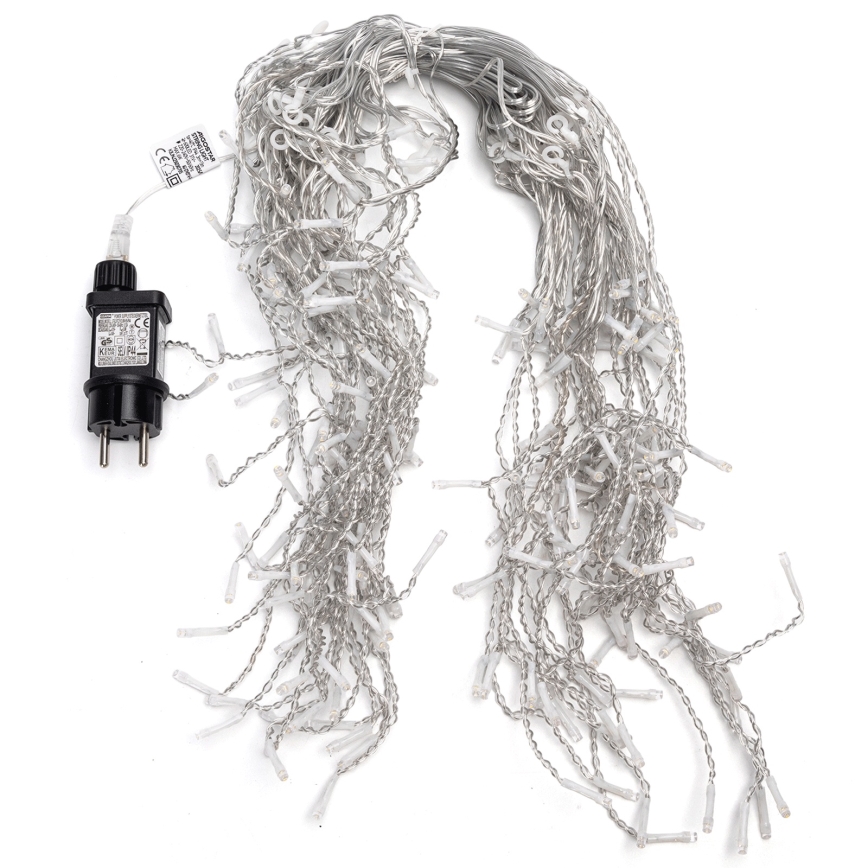 Aigostar - Vonkajšia vianočná LED reťaz 200xLED/8 funkcií 10x0,4m IP44 teplá biela