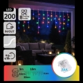 Aigostar - LED vonkajší vianočný reťaz 200xLED/8 funkcií 3xAA 13x0,6 m IP44 viacfarebný