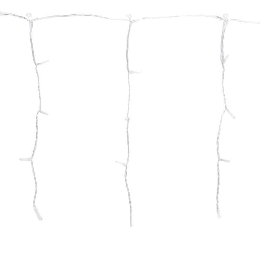 Aigostar - LED vonkajší vianočný reťazec 100xLED/8 funkcií 5x0,4m IP44 teplá biela