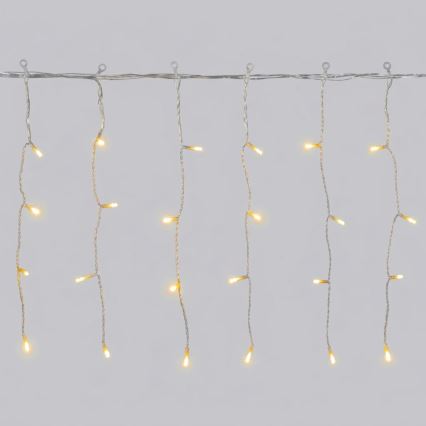 Aigostar - LED Vonkajší vianočný reťazec 100xLED/8 funkcií 8x0,4m IP44 teplá biela
