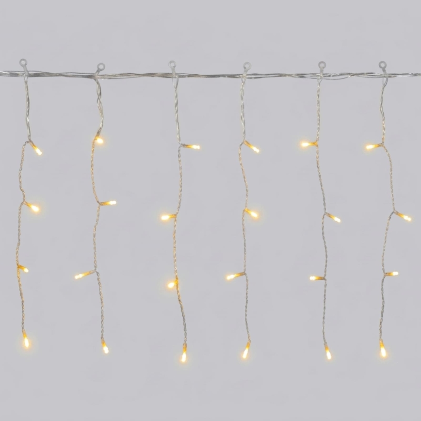 Aigostar - LED Vonkajší vianočný reťazec 100xLED/8 funkcií 8x0,4m IP44 teplá biela