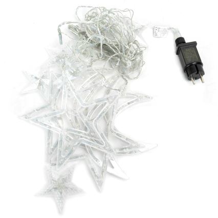 Aigostar - LED vonkajší vianočný reťazec 120xLED/6W/230V/8 funkcií 3x0,6m IP44 studená biela + diaľkové ovládanie