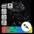 Aigostar - LED vonkajší vianočný reťazec 200xLED/8 funkcií 8m IP44 viacfarebný