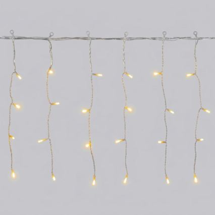 Aigostar - LED vonkajší vianočný reťazec 400xLED/8 funkcií 23x0,4m IP44 teplá biela
