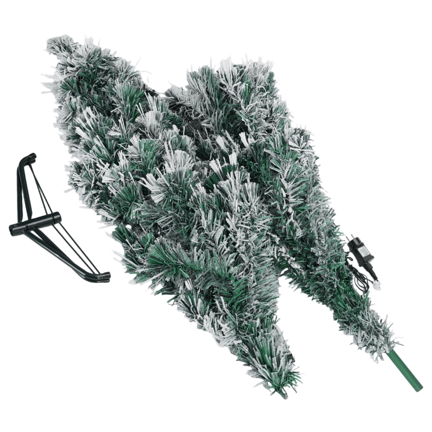 Aigostar - LED vonkajší vianočný stromček 245xLED/8 funkcií 2,1 m IP44 teplá biela