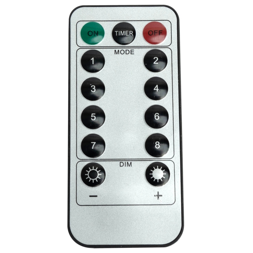 Aigostar - LED Vonkajší  reťaz 120xLED/8 funkcií 3x0,7m IP44 studená biela + diaľkové ovládanie