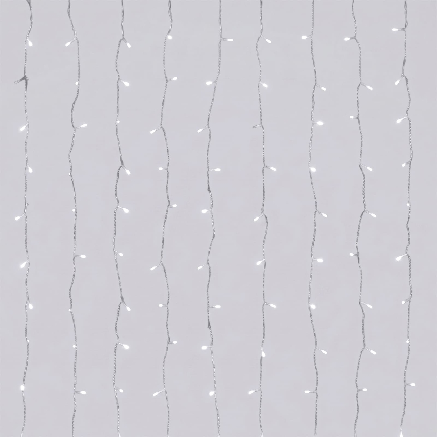 Aigostar - LED vonkajšia vianočná reťaz 120xLED/8 funkcií 3,9x1,2m IP44 studená biela