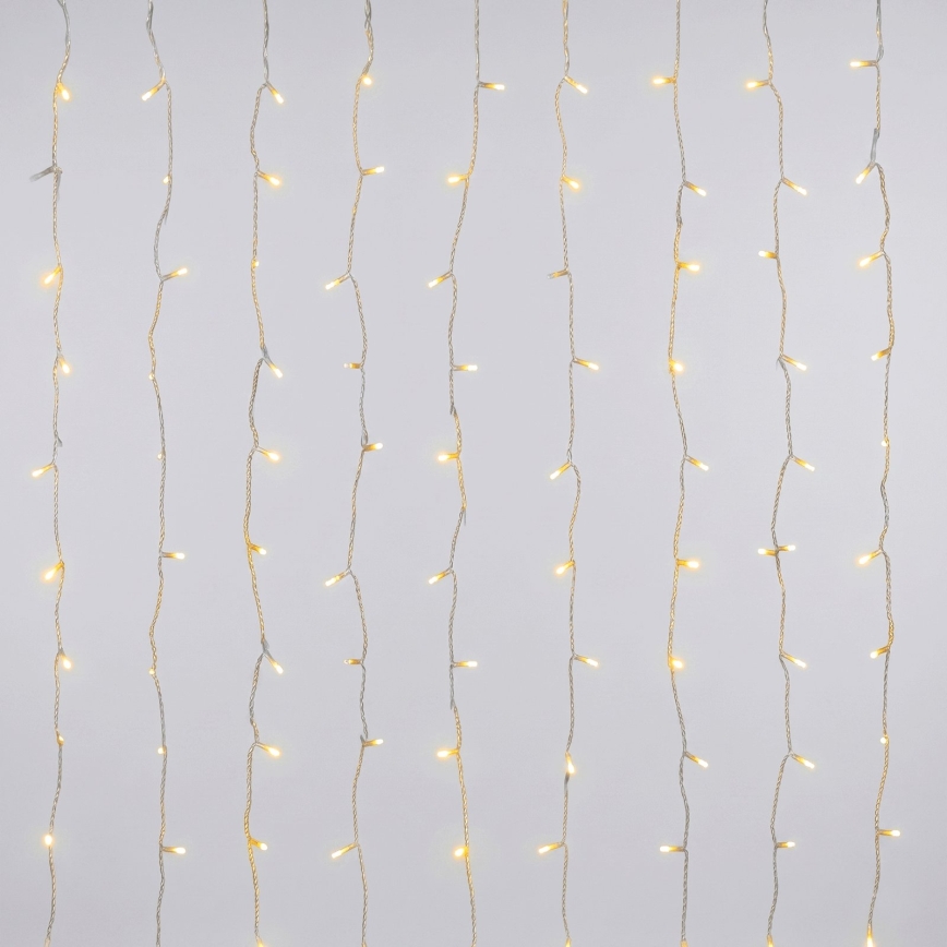 Aigostar - LED vonkajšia vianočná reťaz 192xLED/8 funkcií 3xAA 4,5x1,2m IP44 teplá biela