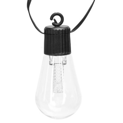 Aigostar - LED Vonkajšia dekoratívna reťaz 10xLED/8m IP44 studená biela