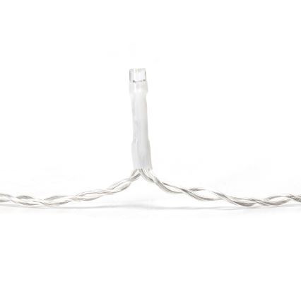 Aigostar - LED vonkajšia reťaz 100xLED/8 funkcií 5x0,4m IP44 studená biela