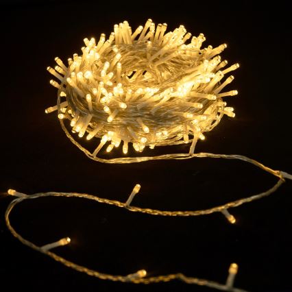 Aigostar - LED Vonkajší svetelný reťazec 400xLED/8 funkcií 20m IP44 teplá biela