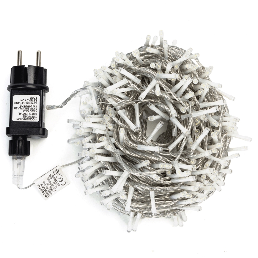 Aigostar - LED Vonkajší svetelný reťazec 400xLED/8 funkcií 20m IP44 teplá biela