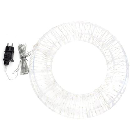 Aigostar - LED vonkajšia vianočná dekorácia 540xLED/6W/230V IP44 teplá biela 45 cm kruh