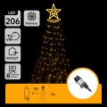 Aigostar - LED vonkajšia vianočná dekorácia LED/3,6W/230V 2m IP44 teplá biela