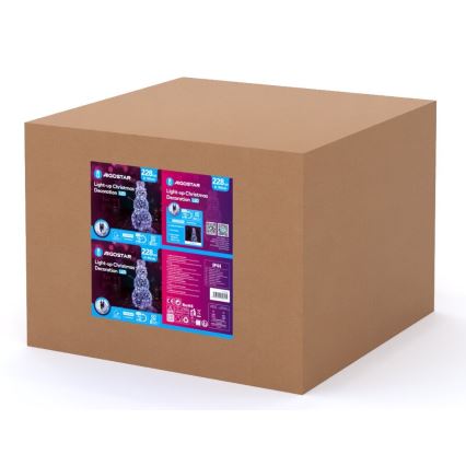 Aigostar-LED Vonkajšia vianočná dekorácia LED/3,6W/31/230V 6500K 90cm IP44 snehuliak