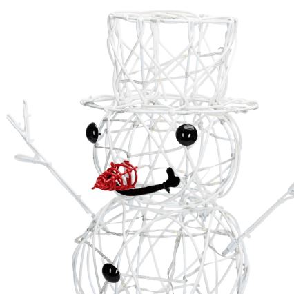 Aigostar-LED Vonkajšia vianočná dekorácia LED/3,6W/31/230V 6500K 90cm IP44 snehuliak