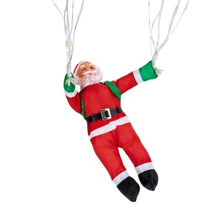 Aigostar - LED vonkajšia vianočná dekorácia LED/3xAA IP44 Santa Claus