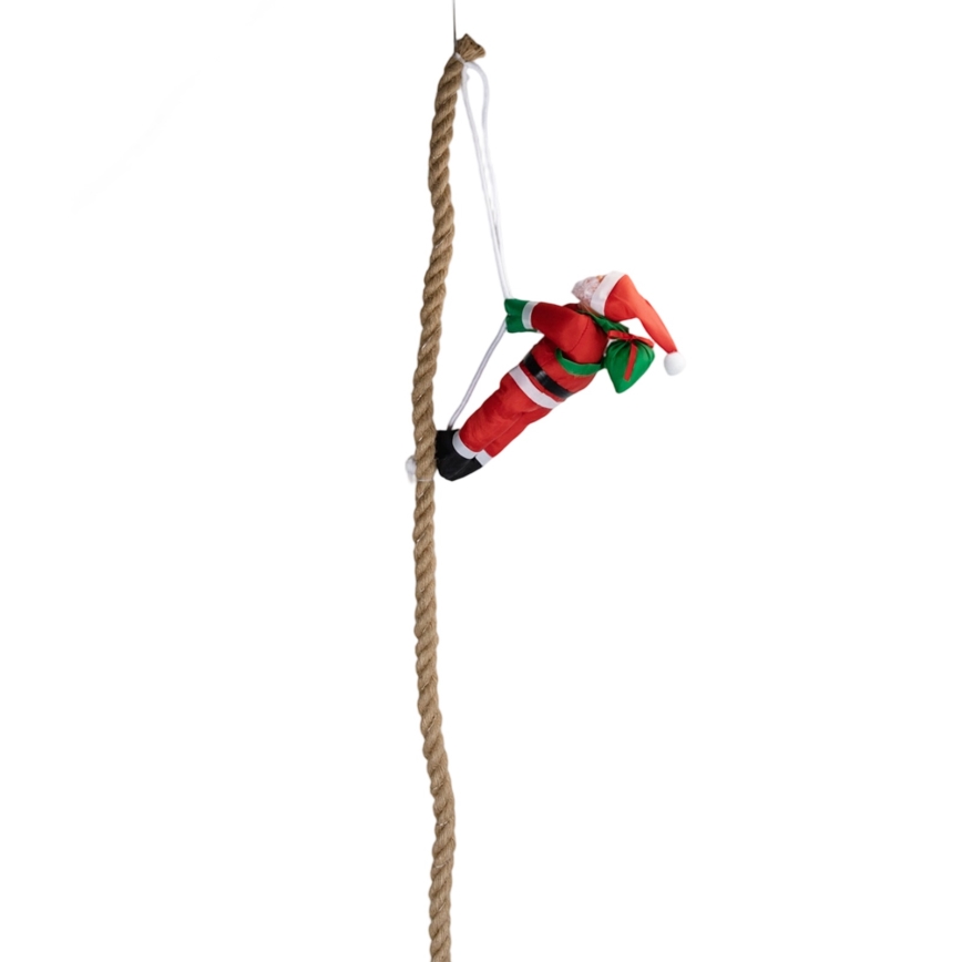 Aigostar - LED vonkajšia vianočná dekorácia LED/4xAA IP44 Santa Claus na padáku