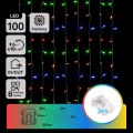 Aigostar - LED Vonkajšia vianočná reťaz 100xLED/8 funkcií 3xAA 4x1m IP44 multicolor