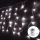 Aigostar - LED Vonkajšia vianočná reťaz 100xLED/8 funkcií 8x0,4m IP44 studená biela