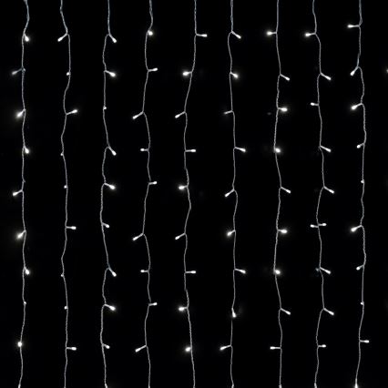 Aigostar - LED vonkajší svetelný reťazec 288×LED/8 funkcií 1,5×1,8 m IP44 studená biela