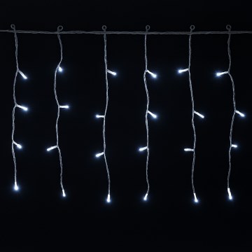 Aigostar - LED vonkajšia vianočná reťaz 300xLED/6W/230V/8 funkcií 15x0,4m IP44 studená biela