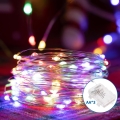 Aigostar - LED Vonkajšia vianočná reťaz 50xLED/8 funkcií 3xAA 5,3m IP44 multicolor
