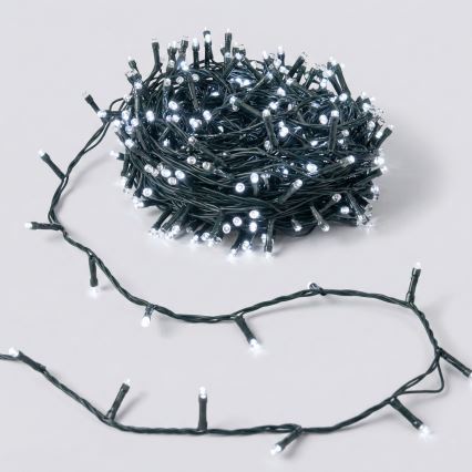 Aigostar - LED vonkajšia vianočná reťaz 50xLED/8 funkcií 8m IP44 studená biela