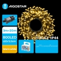 Aigostar - LED Vonkajšia vianočná reťaz 800xLED/8 funkcií 23m IP44 teplá biela